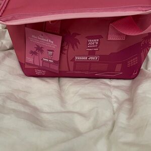 Trader Joe's Pink Mini Insulated Bag